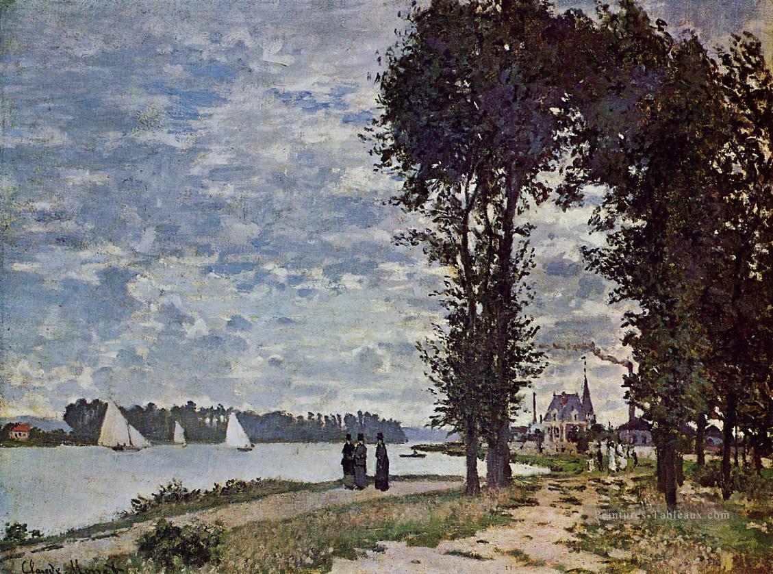 Les rives de la Seine à Argenteuil Claude Monet Peintures à l'huile